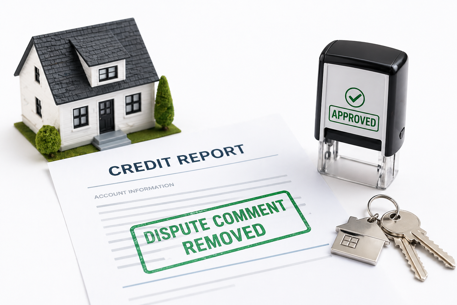 How to Remove Dispute Comments Before Closing on a House